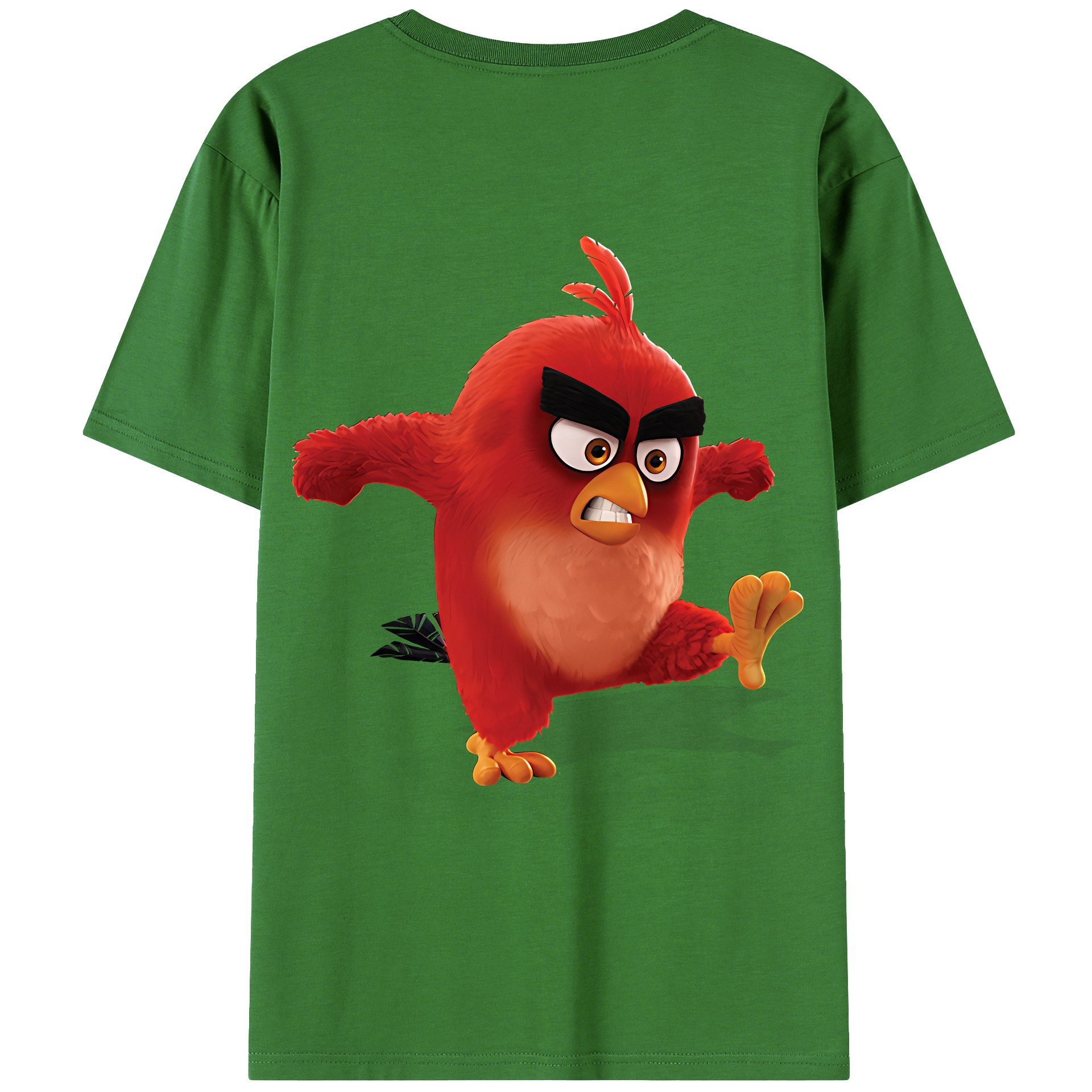 （画像用） Angry Birds アングリーバード レディース半袖Tシャツ(バックプリント)